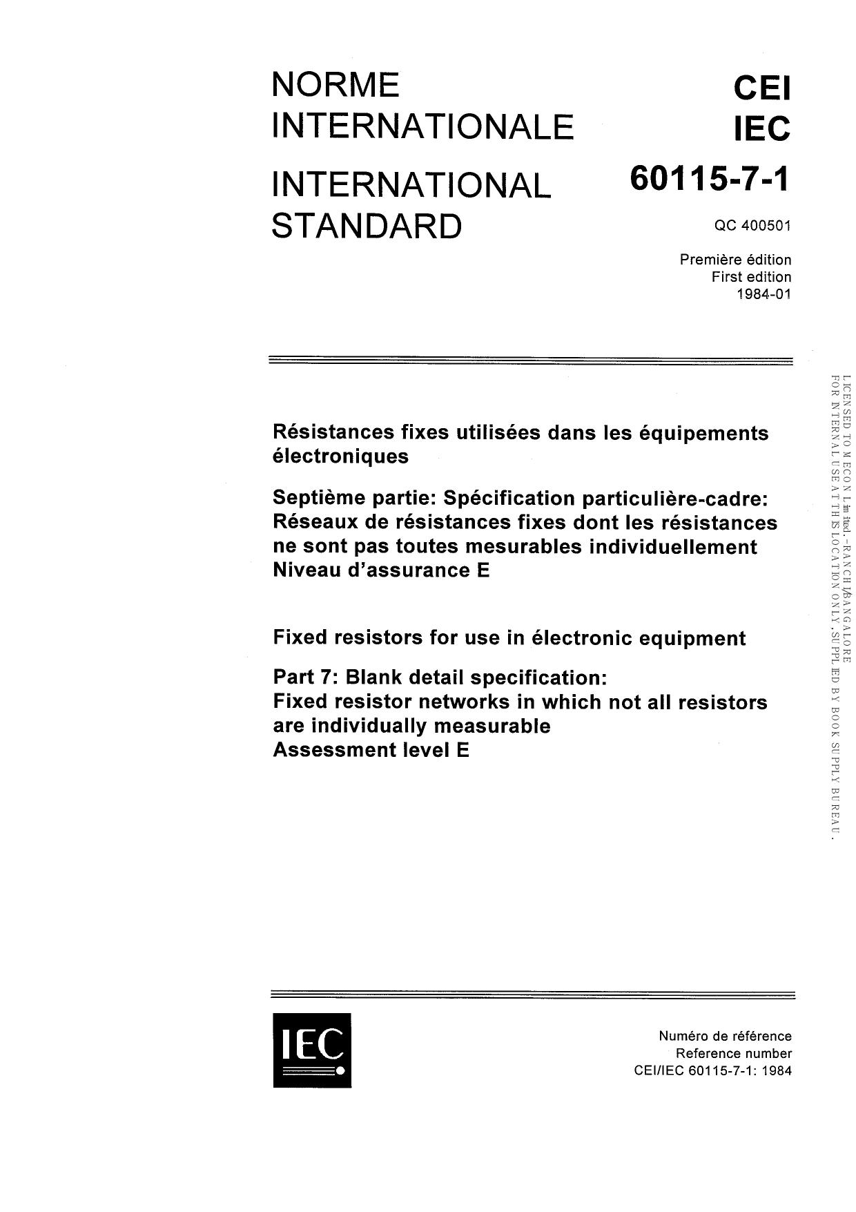 IEC 60115-7-1-1984 scan by iec