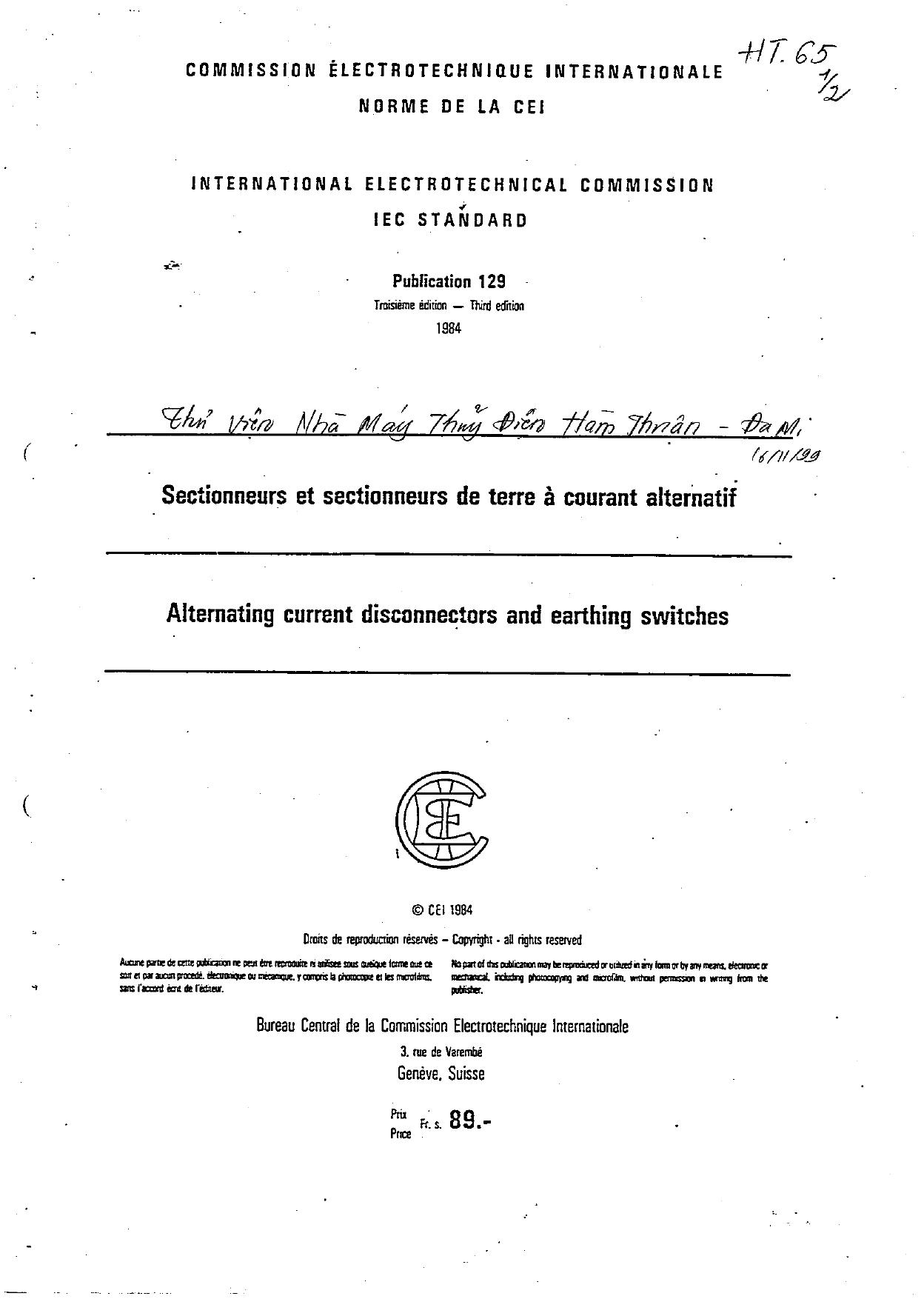 IEC 60129-1984 scan by unknow