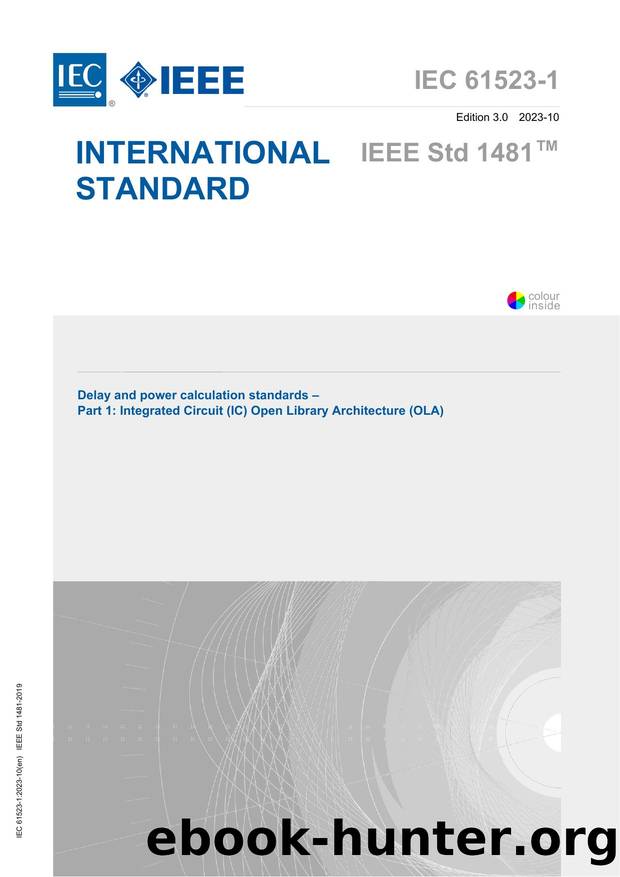 IEC 61523-1-2023 (IEEE Std 1481) by IEC