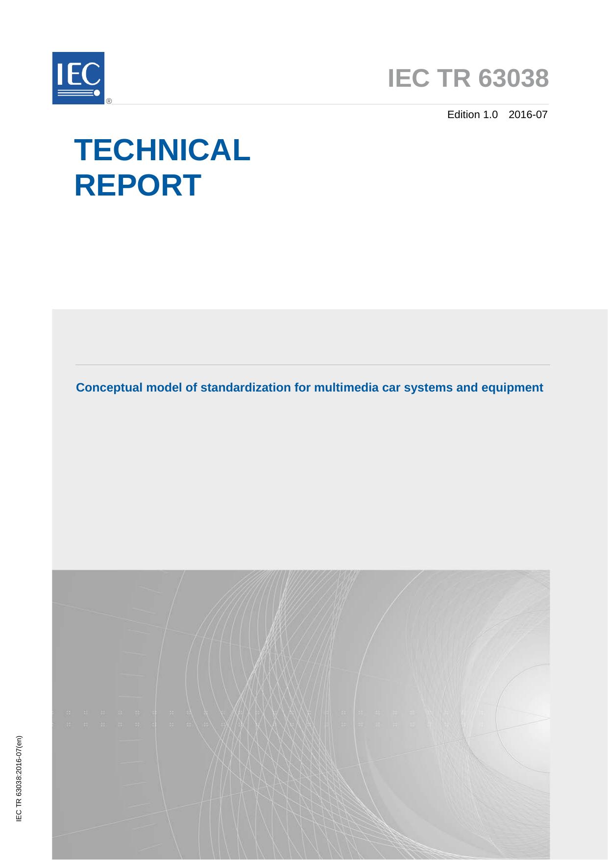 IEC TR 63038-2016 by IEC