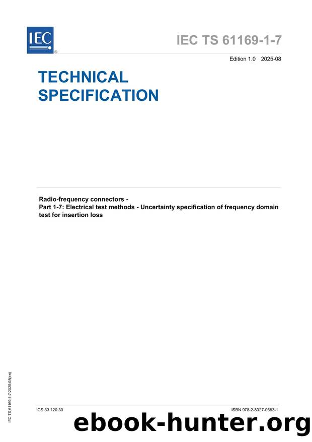 IEC TS 61169-1-7-2025 by IEC