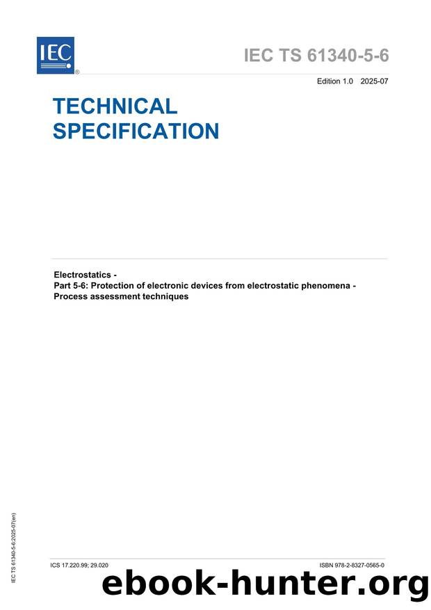 IEC TS 61340-5-6-2025 by IEC