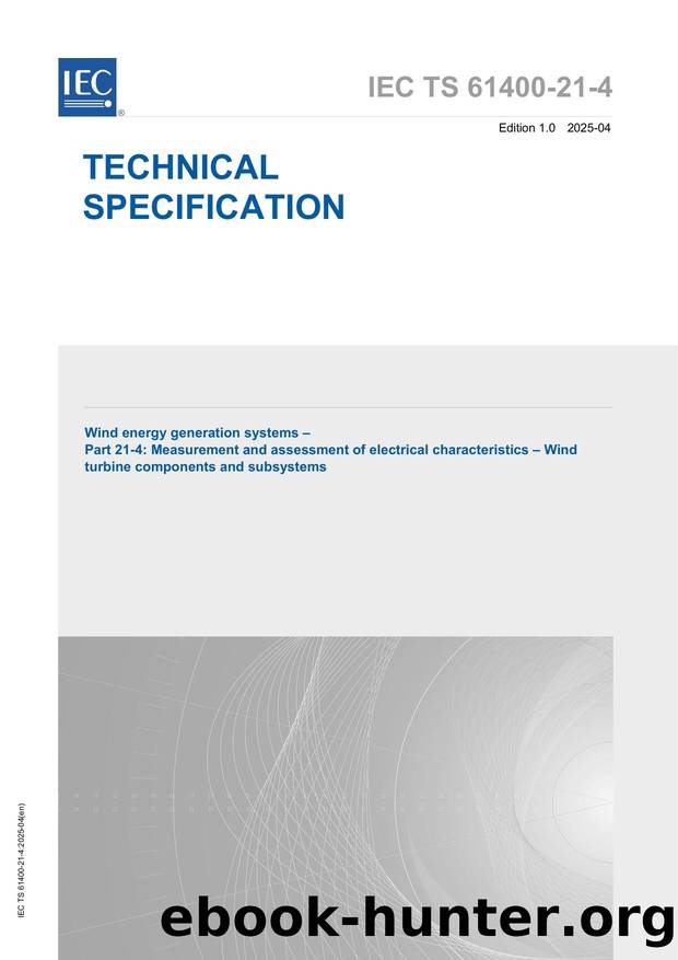 IEC TS 61400-21-4-2025 by IEC
