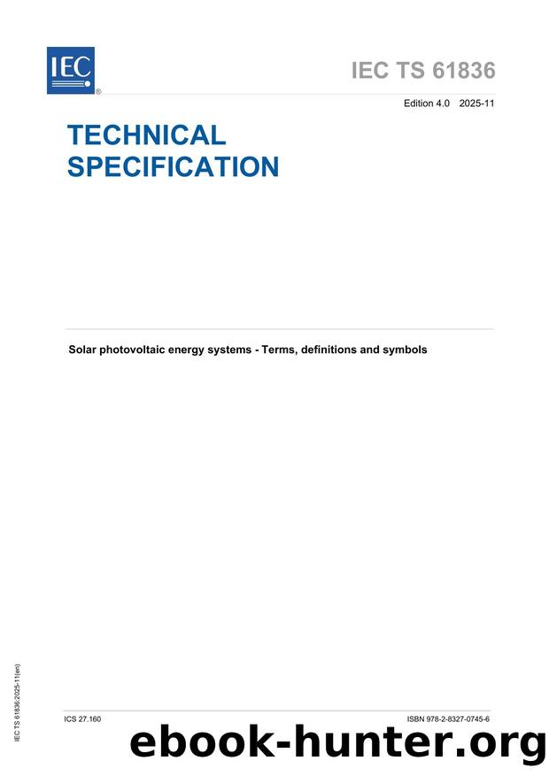 IEC TS 61836-2025 by IEC
