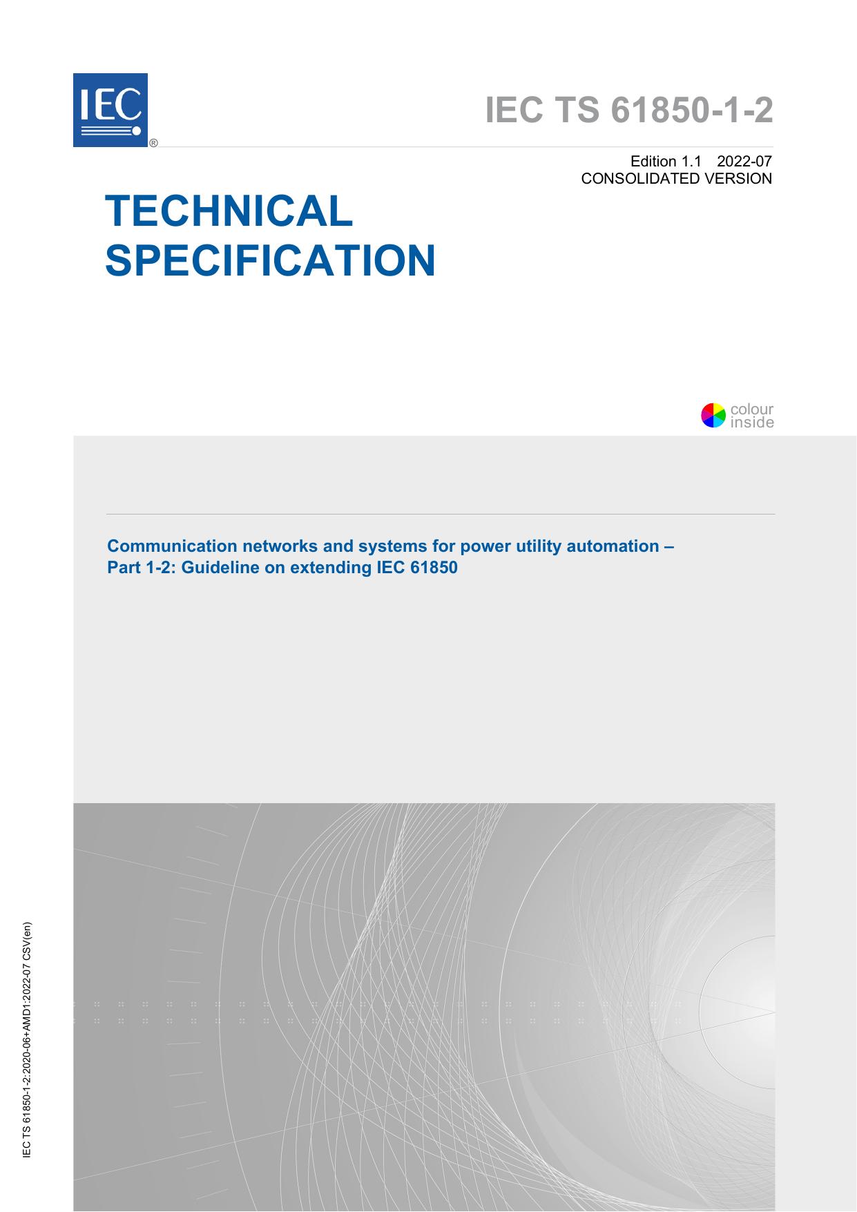 IEC TS 61850-1-2-2022 by IEC
