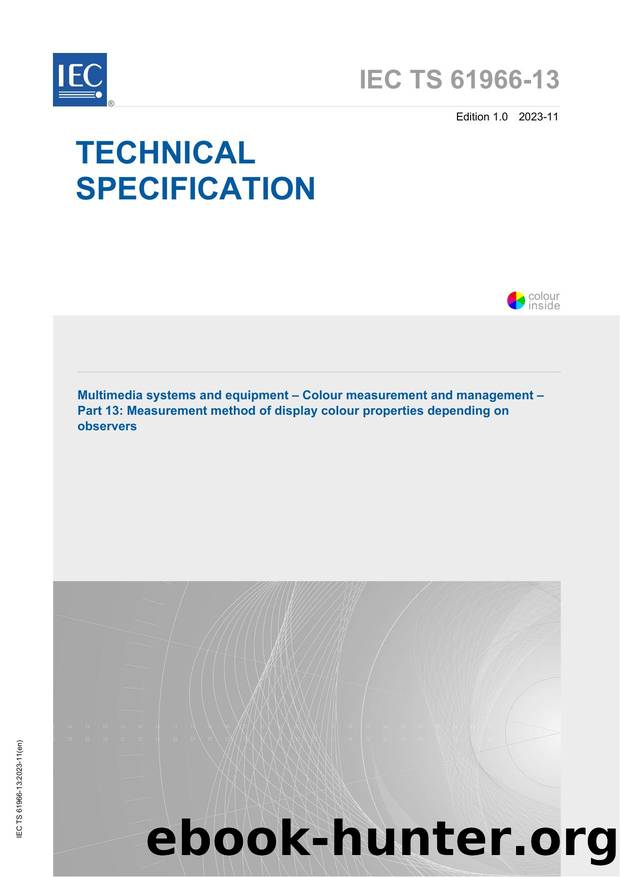 IEC TS 61966-13-2023 by IEC