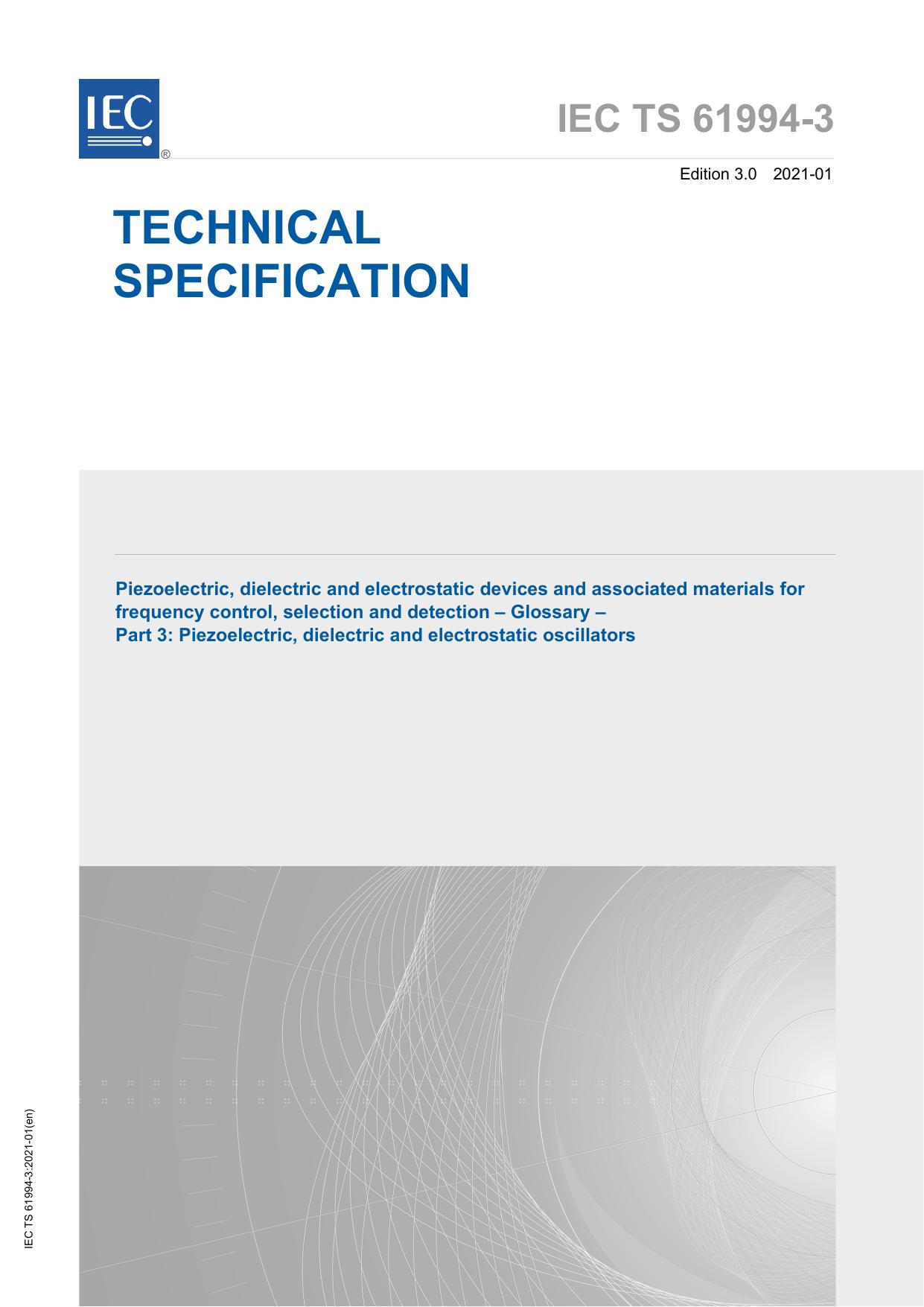 IEC TS 61994-3-2021 by IEC