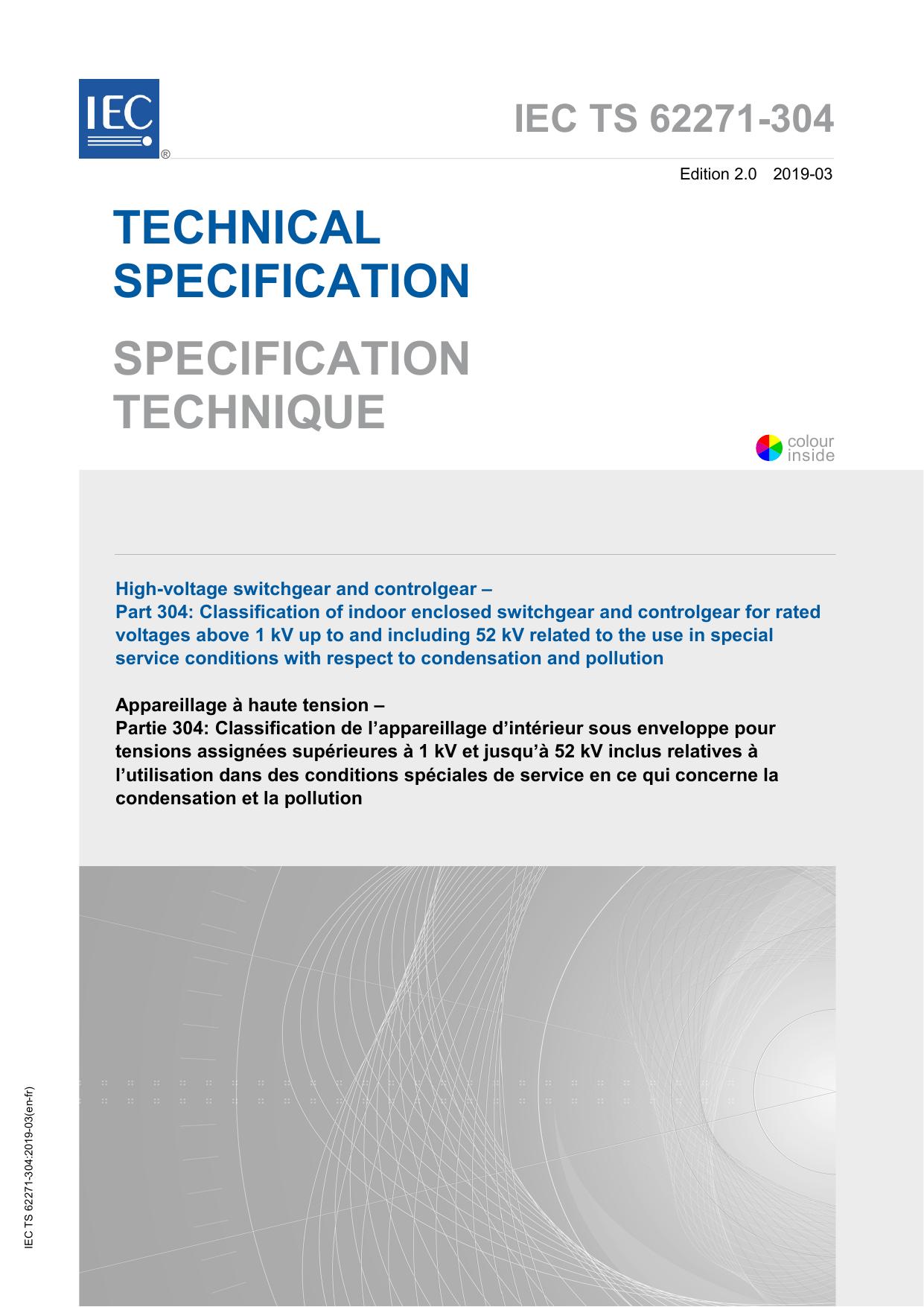 IEC TS 62271-304-2019 by IEC