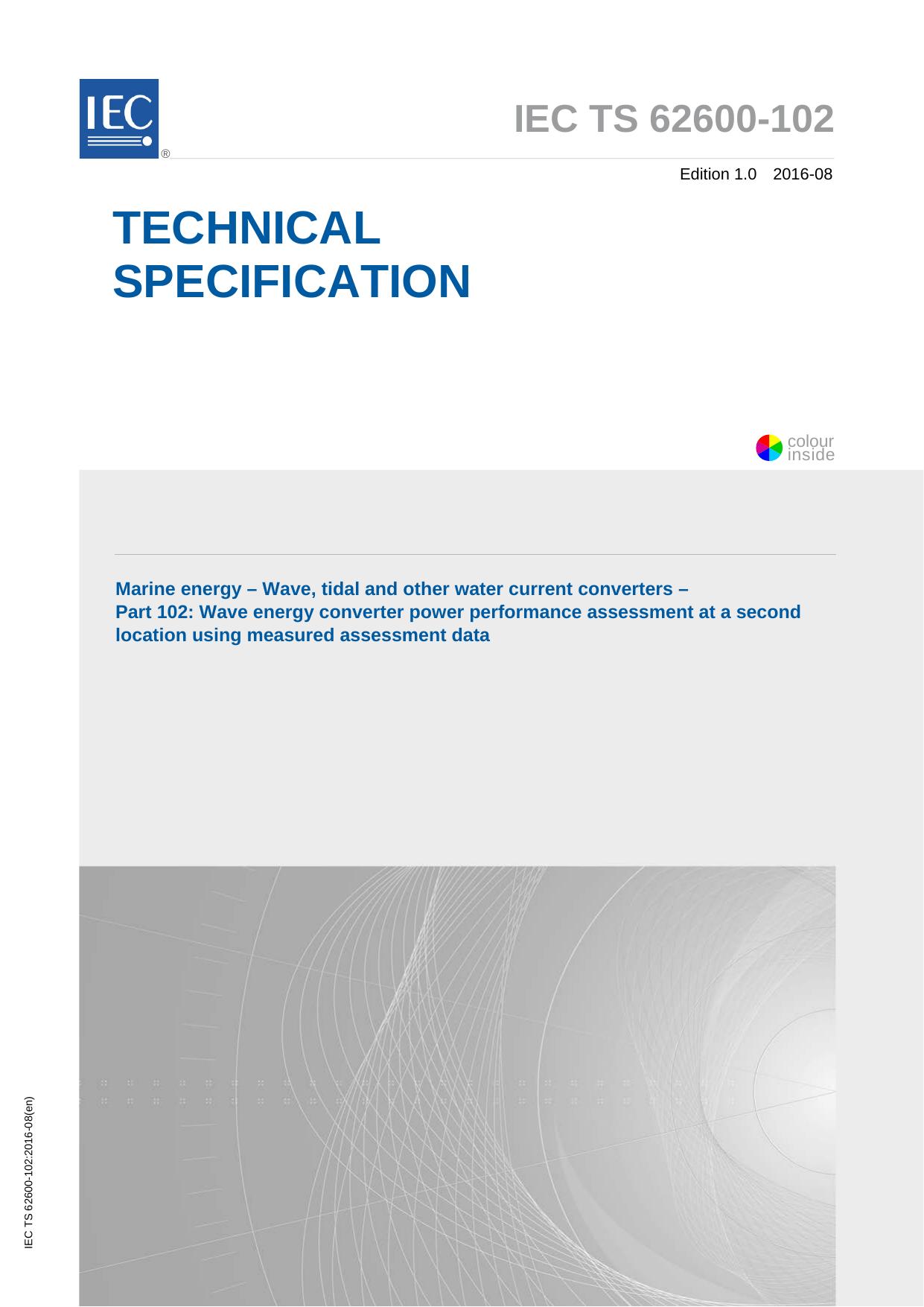 IEC TS 62600-102-2016 by IEC