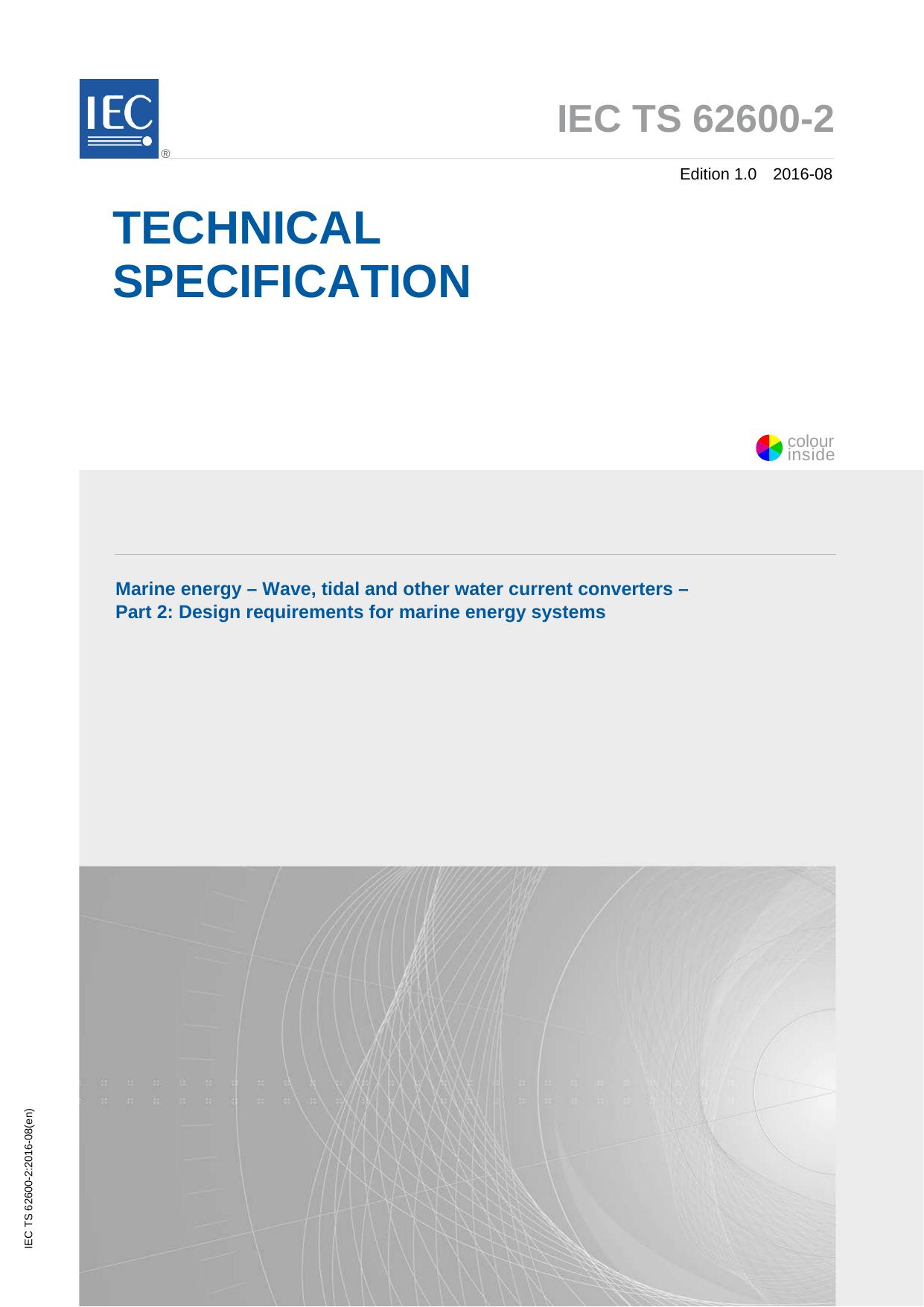 IEC TS 62600-2-2016 by IEC
