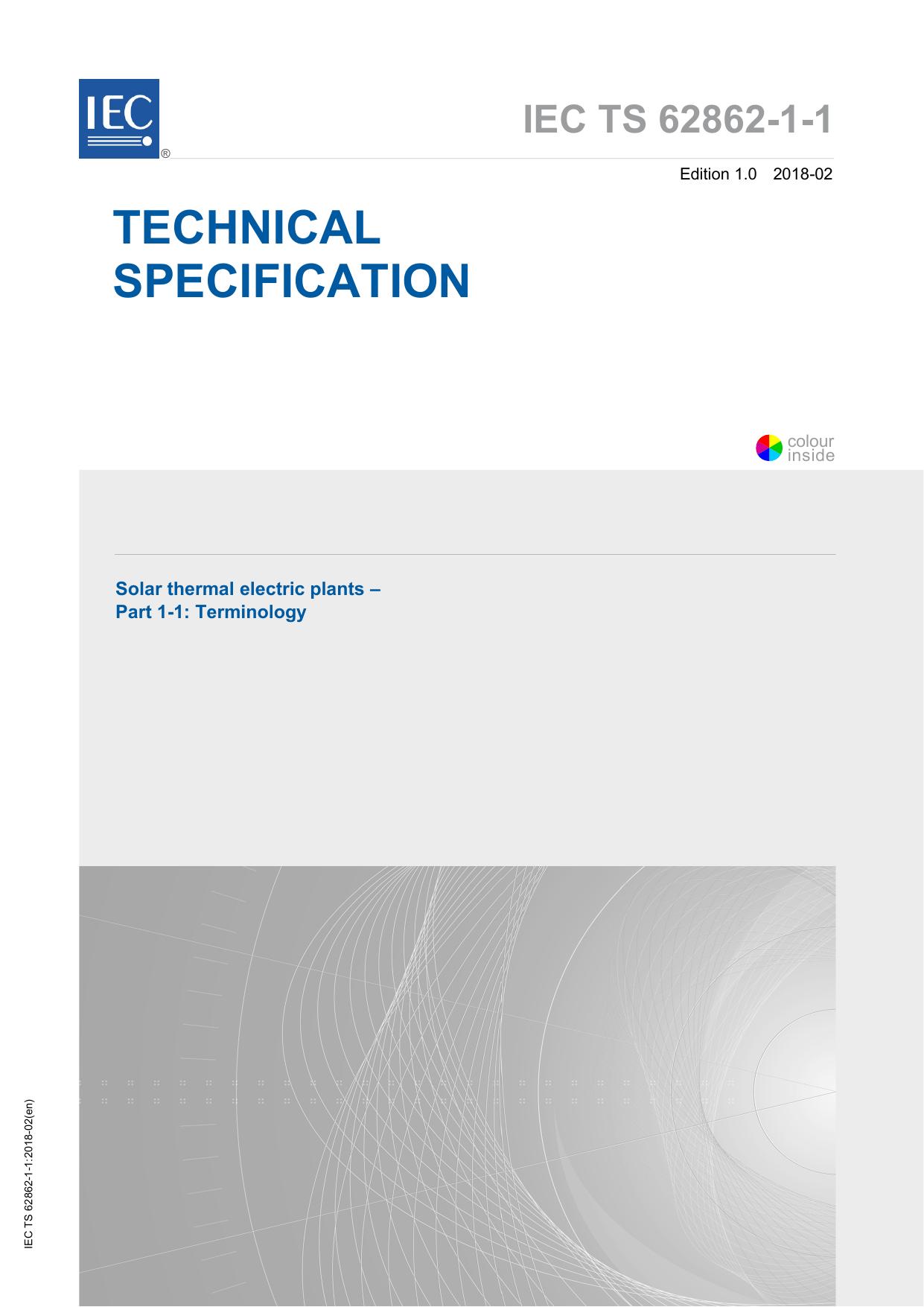 IEC TS 62862-1-1-2018 by IEC