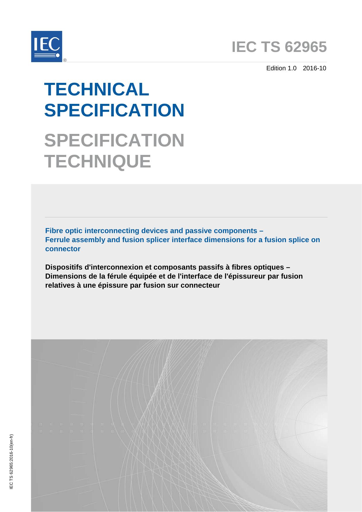 IEC TS 62965-2016 by IEC