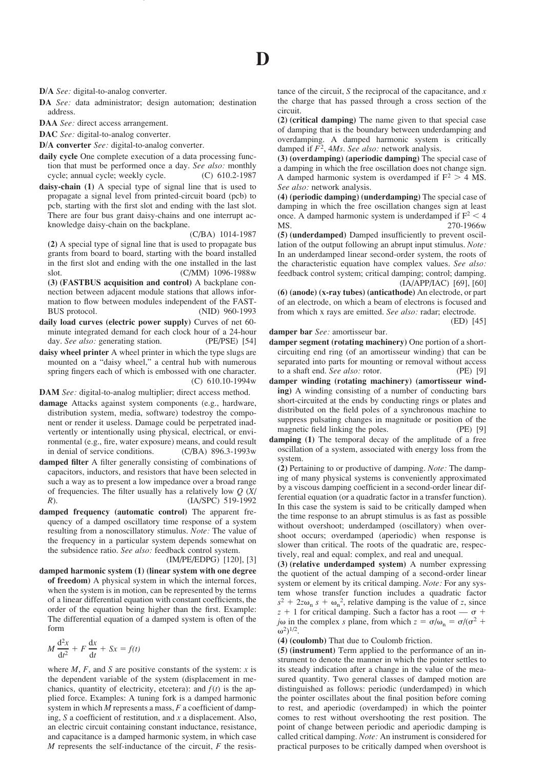 IEEE 100 The Authoritative Dictionary of IEEE Standards Terms by IEEE Standards Information Network