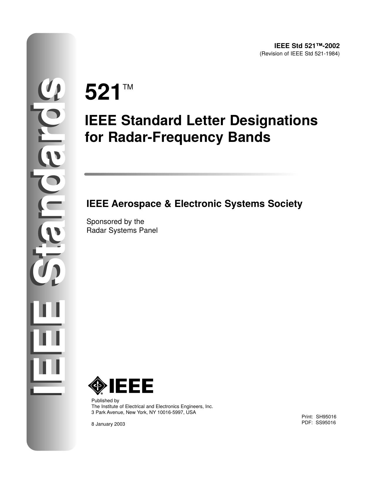 IEEE Std 521 - 2002 - IEEE Std 521-2002 (Revision of IEEE Std 521-1984) by Unknown