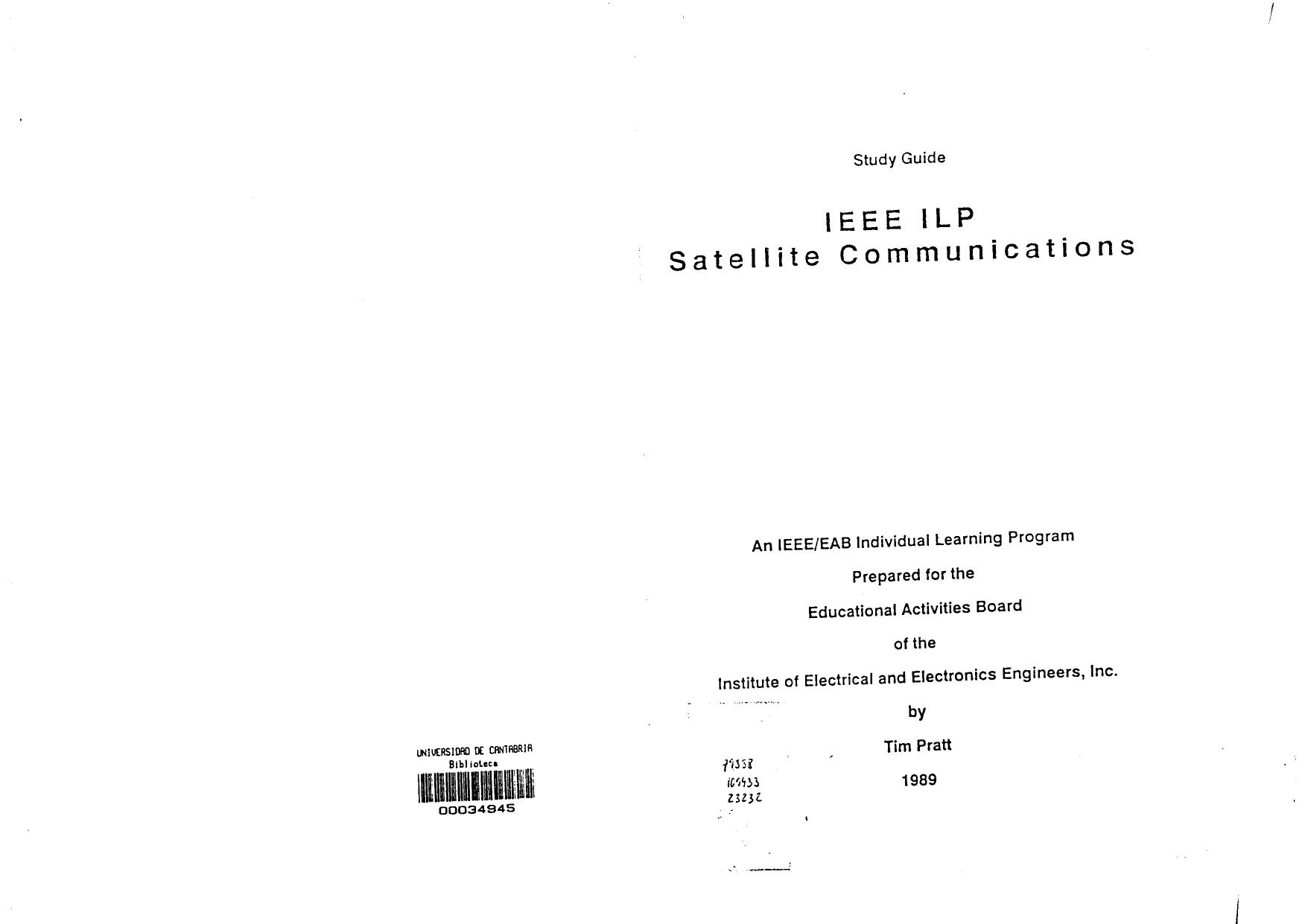 IEEE.ILP.Satellite.Communications by Timothy Pratt