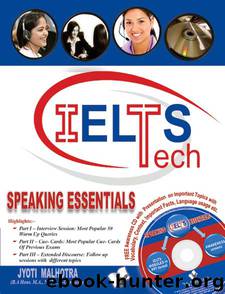 IELTS - Speaking Essentials (book - 5) by Jyoti Malhotra