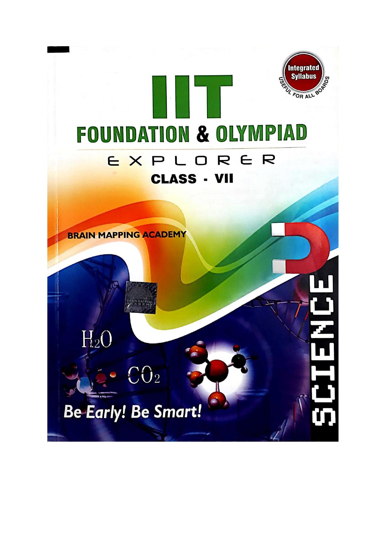 IIT JEE Foundation and Olympiad Explorer Class 7 Brain Mapping Academy NSEJS NTSE Science by IIT JEE Foundation and Olympiad Explorer