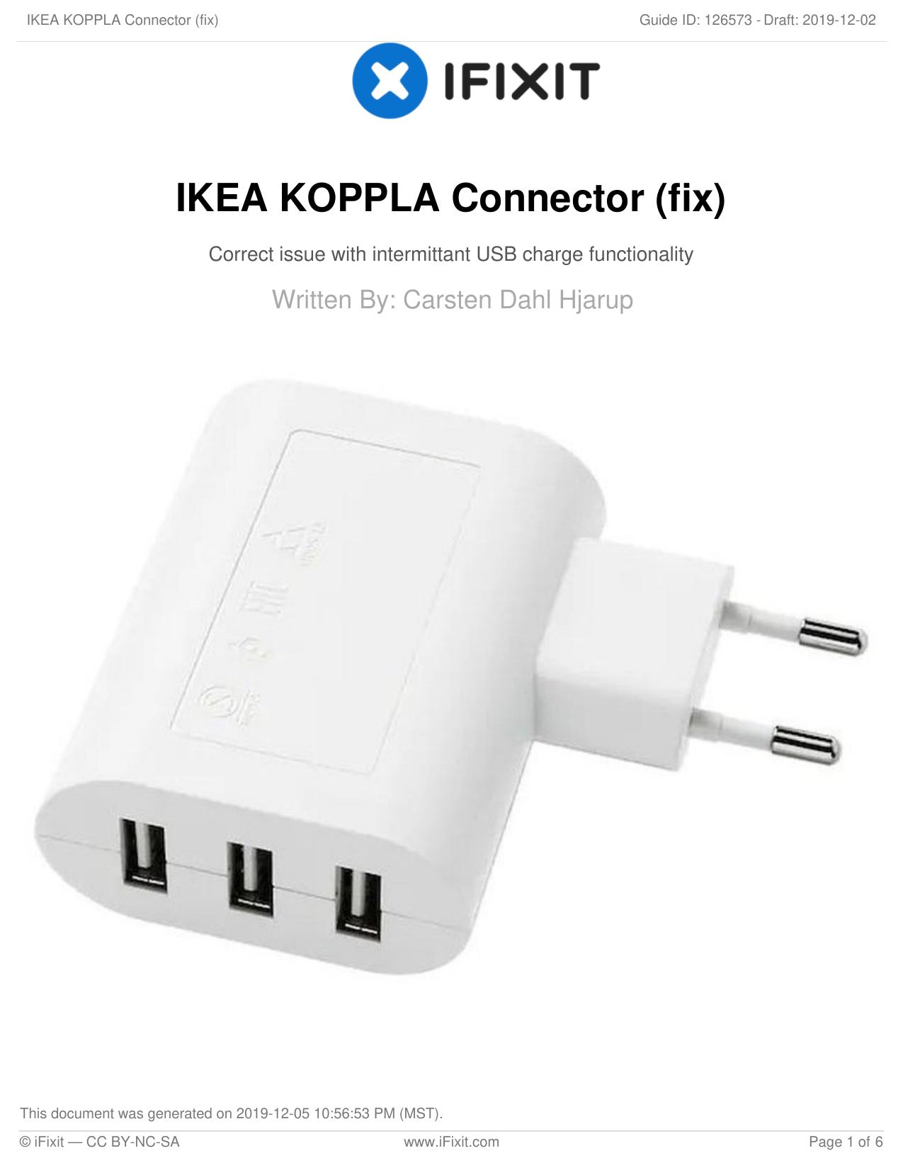 IKEA KOPPLA Connector (fix) by Unknown