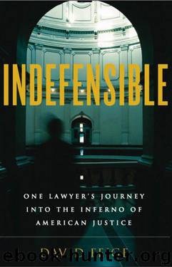 INDEFENSIBLE: One Lawyer's Journey Into the Inferno of American Justice by Feige David