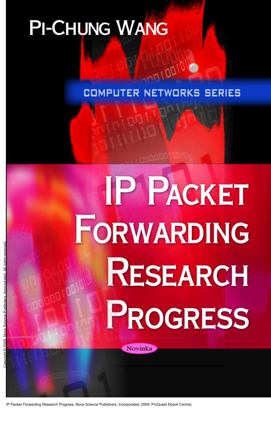 IP Packet Forwarding Research Progress by Pi-Chung Wang