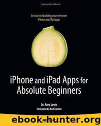 IPhone and IPad Apps for Absolute Beginners by Rory Lewis