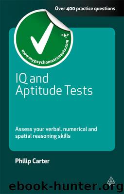 IQ and Aptitude Tests by Philip Carter