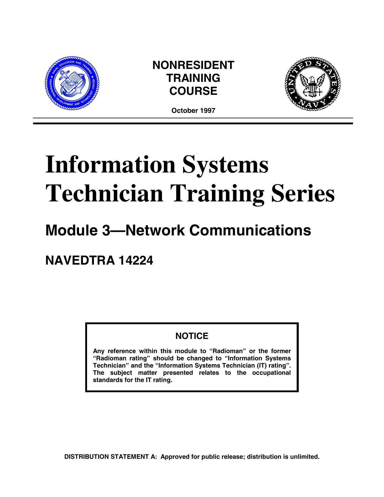 IS Module 03 by Network Communications