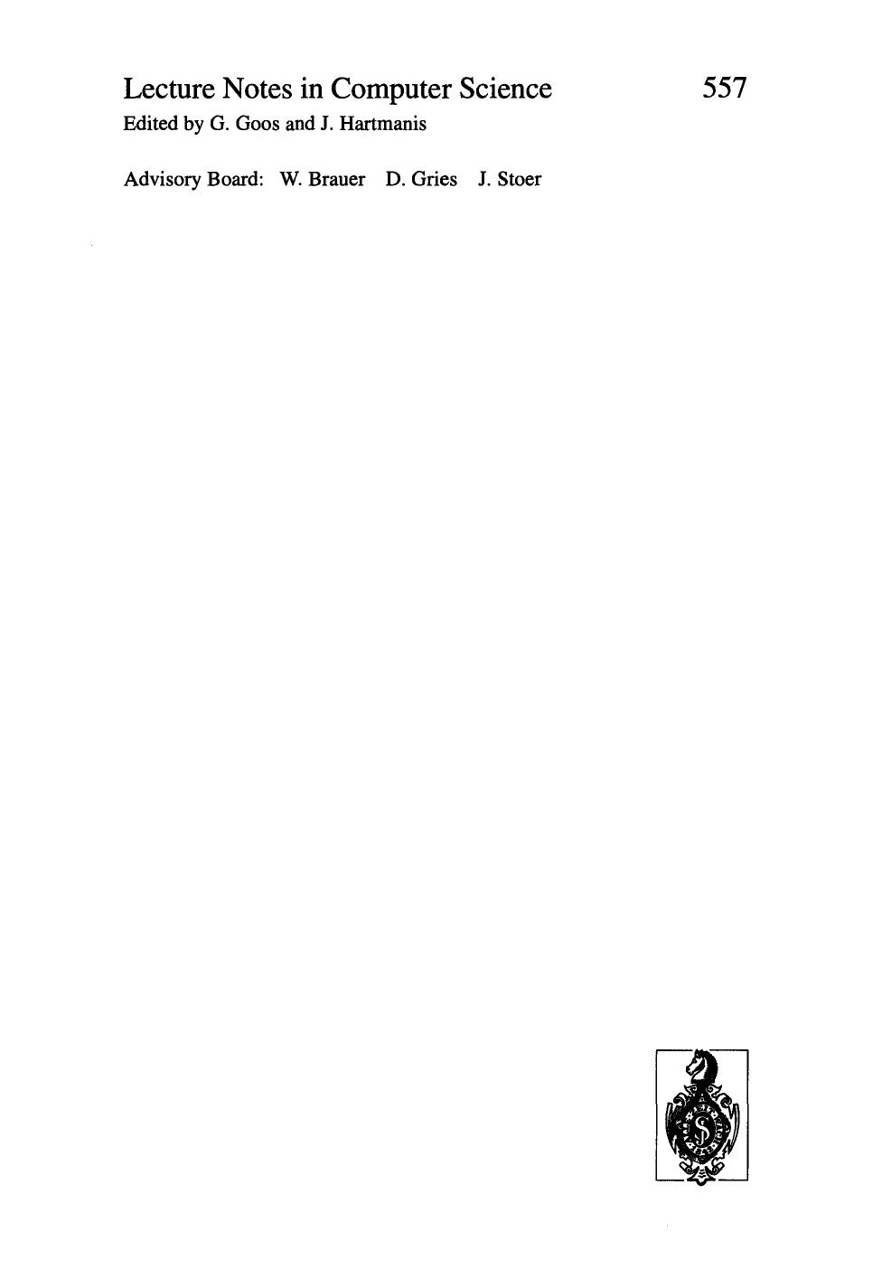 ISA'91 Algorithms: 2nd International Symposium on Algorithms Taipei, Republic of China, December 16â18, 1991 Proceedings by Christos H. Papadimitriou (auth.) Wen-Lian Hsu R. C. T. Lee (eds.)
