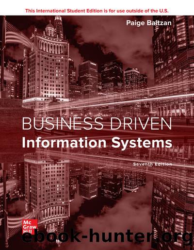 ISE EBook Online Access for Business Driven Information Systems by Baltzan Paige; Phillips Amy;