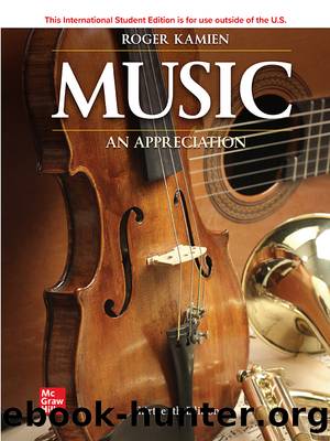 ISE EBook Online Access for Music: An Appreciation by Roger Kamien; & Anita Kamien