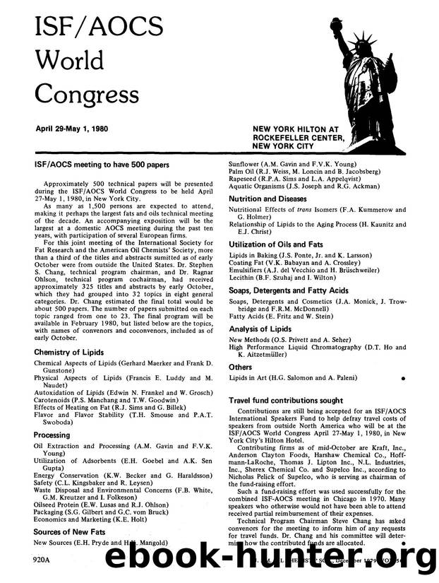 ISFAOCS World Congress by Unknown