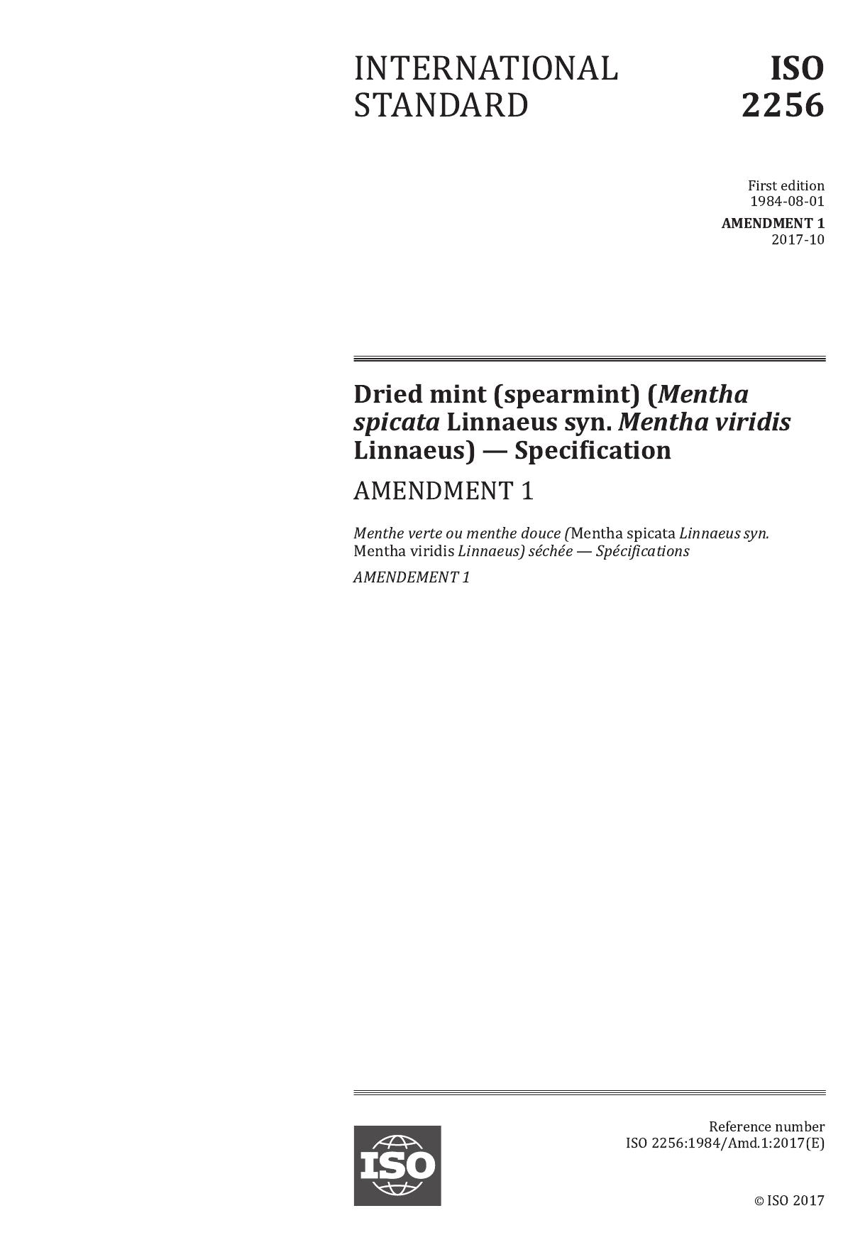 ISO 02256-1984 amd1-2017 by Unknown