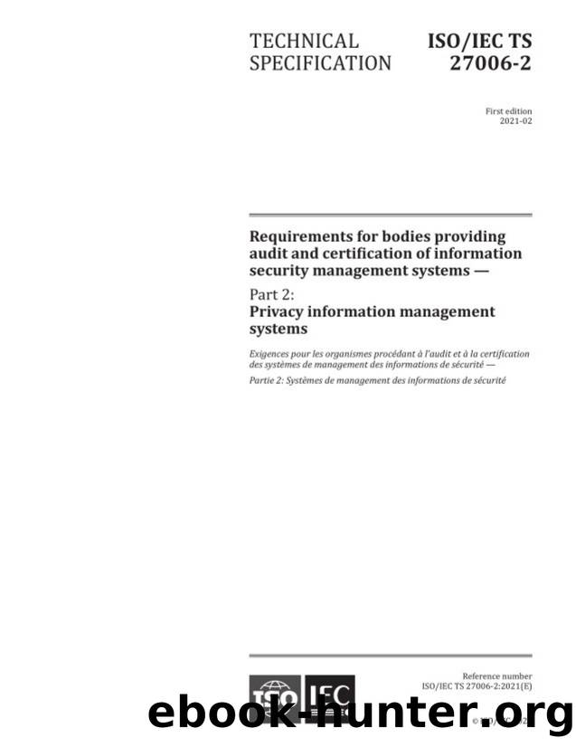 ISO IEC TS 27006-2-2021 by Unknown