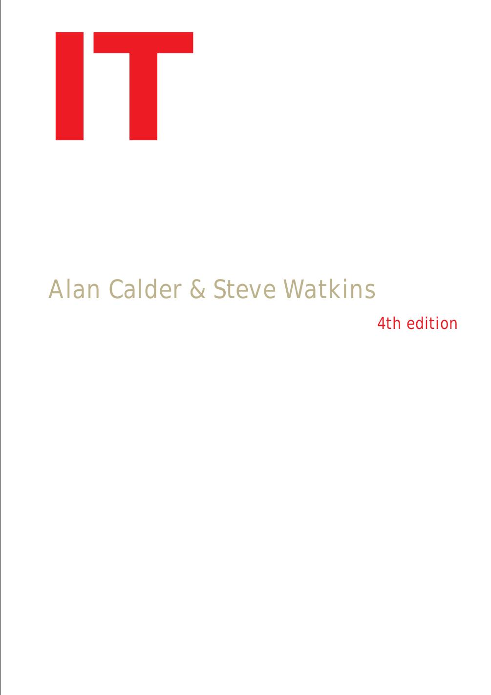 IT Governance: A Manager's Guide to Data Security and ISO 27001 ISO 27002 by Alan Calder & Steve Watkins