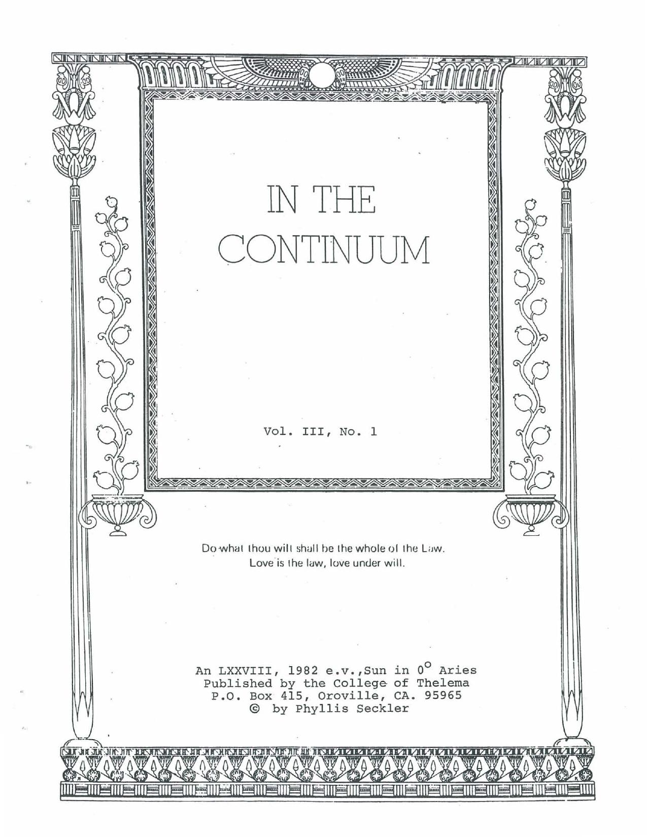 ITC v.III 1-5 (Comment from Eq. 4.1 on Liber VII in no.2) by Unknown