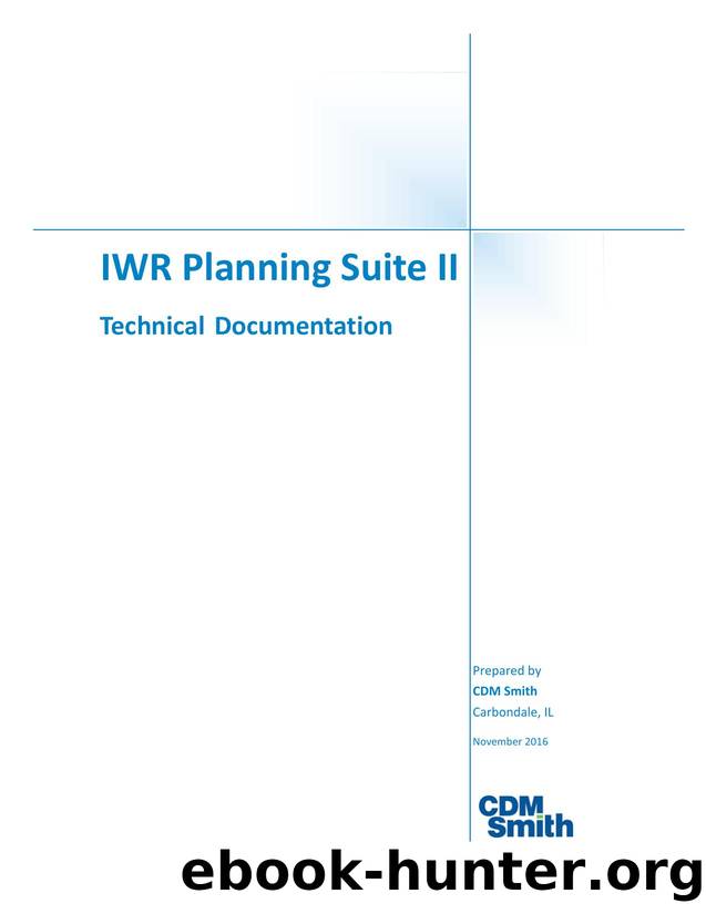 IWR Planning Suite II Technical Document by Unknown