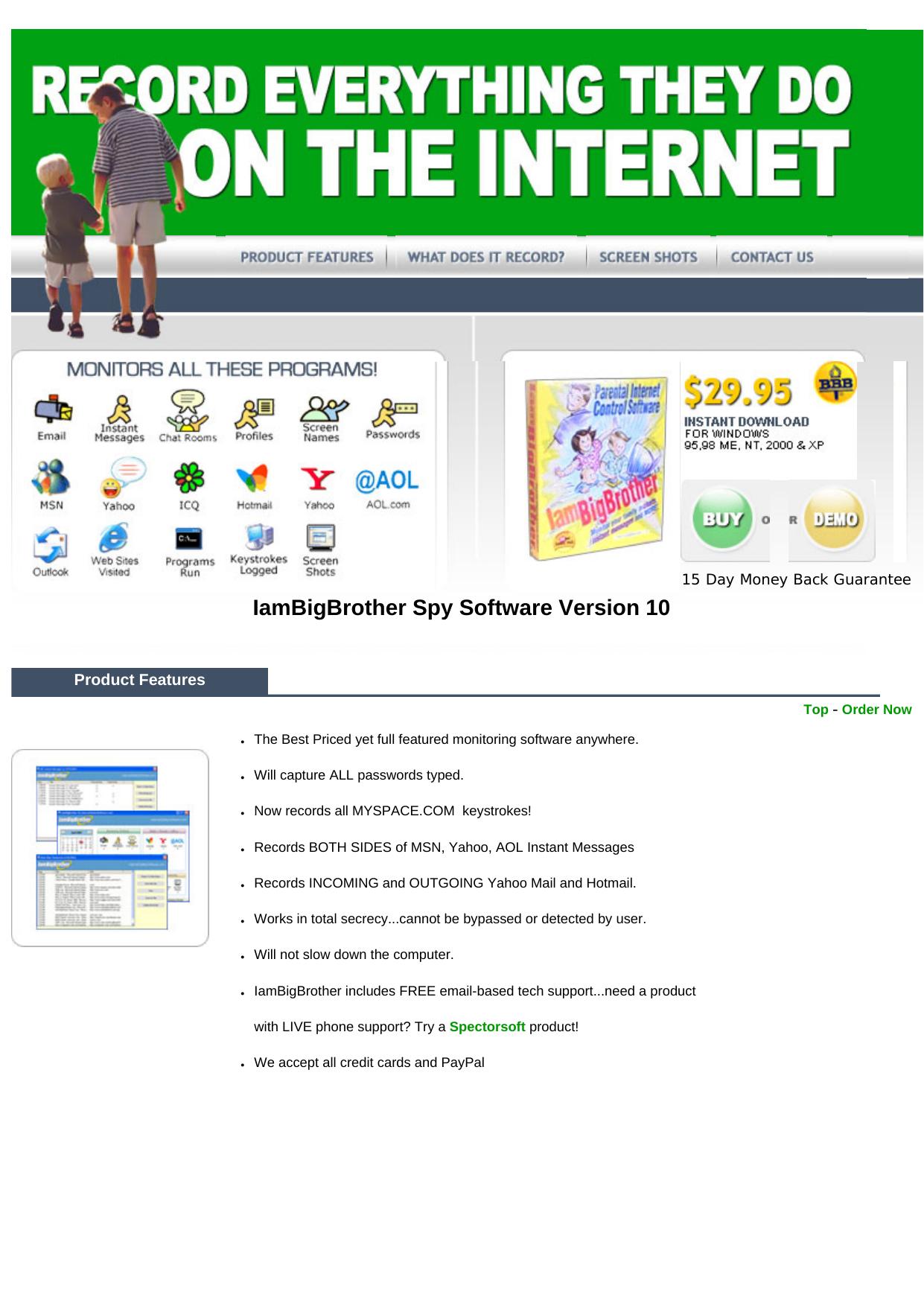 IamBigBrother Spy Software Download. by Best of Kuszter's Collection