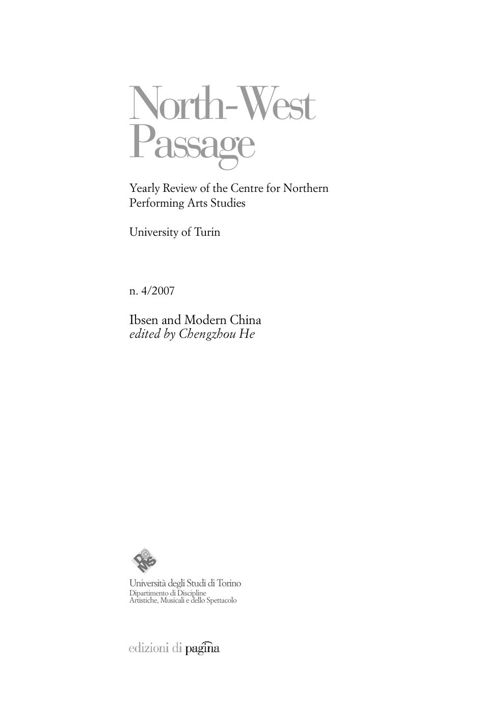 Ibsen and Modern China by He Chengzhou