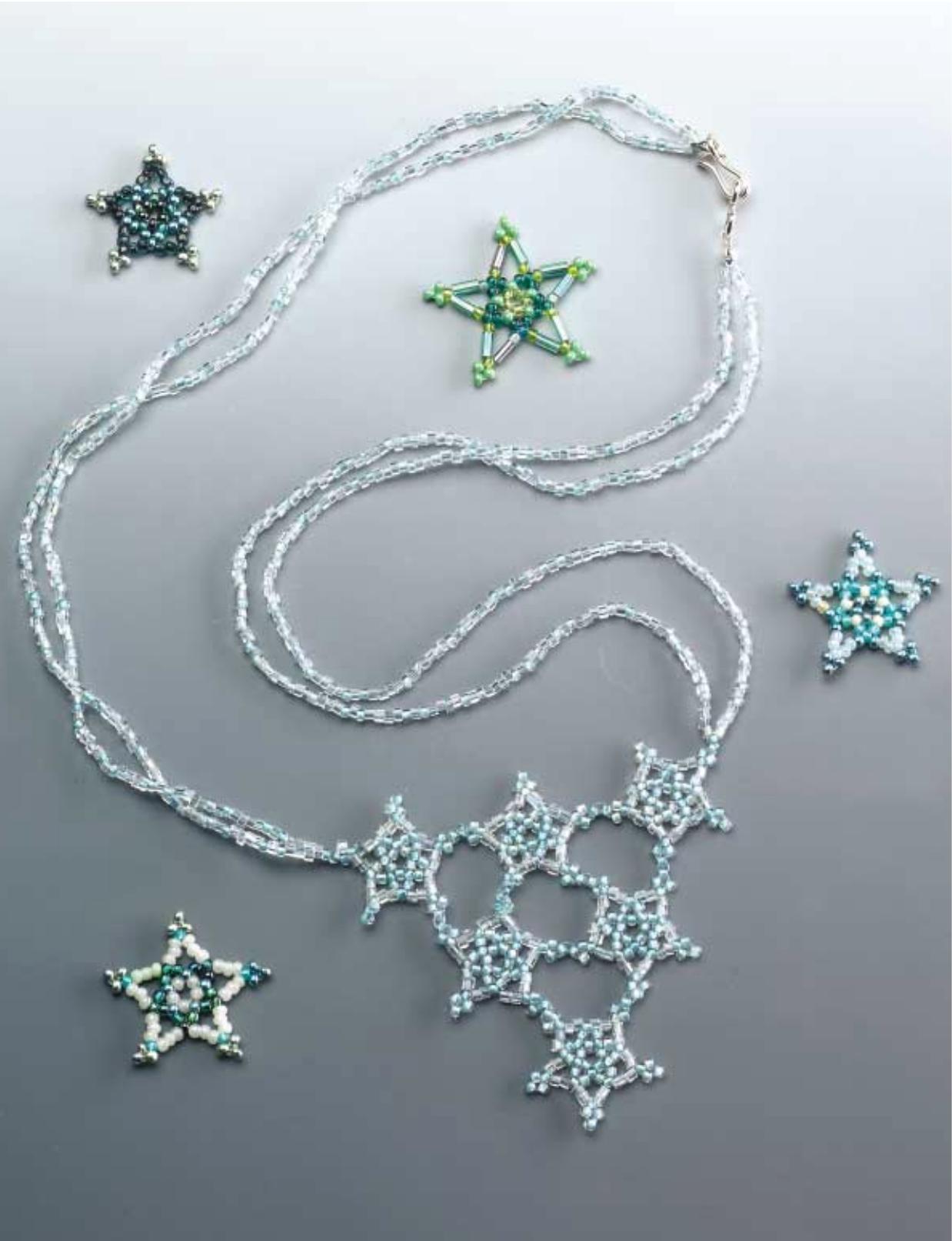 Ice Stars - project - Online Exclusive by Bead & Button Magazine