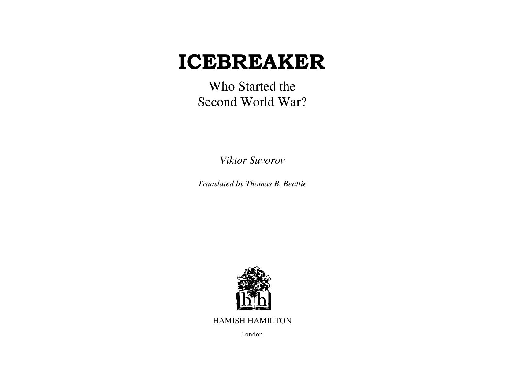 Icebreaker by Viktor Suvorov