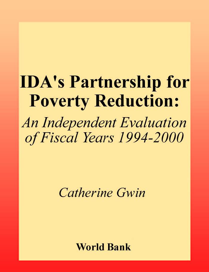 Ida's Partnership for Poverty Reduction: An Independent Evaluation of Fiscal Years 1994-2000 (Operation Evaluation Studies) by Catherine Gwin