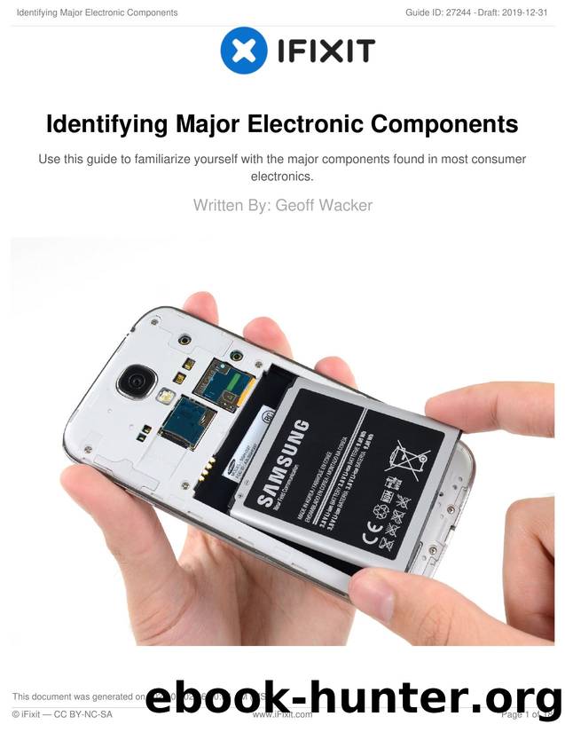 Identifying Major Electronic Components by Unknown
