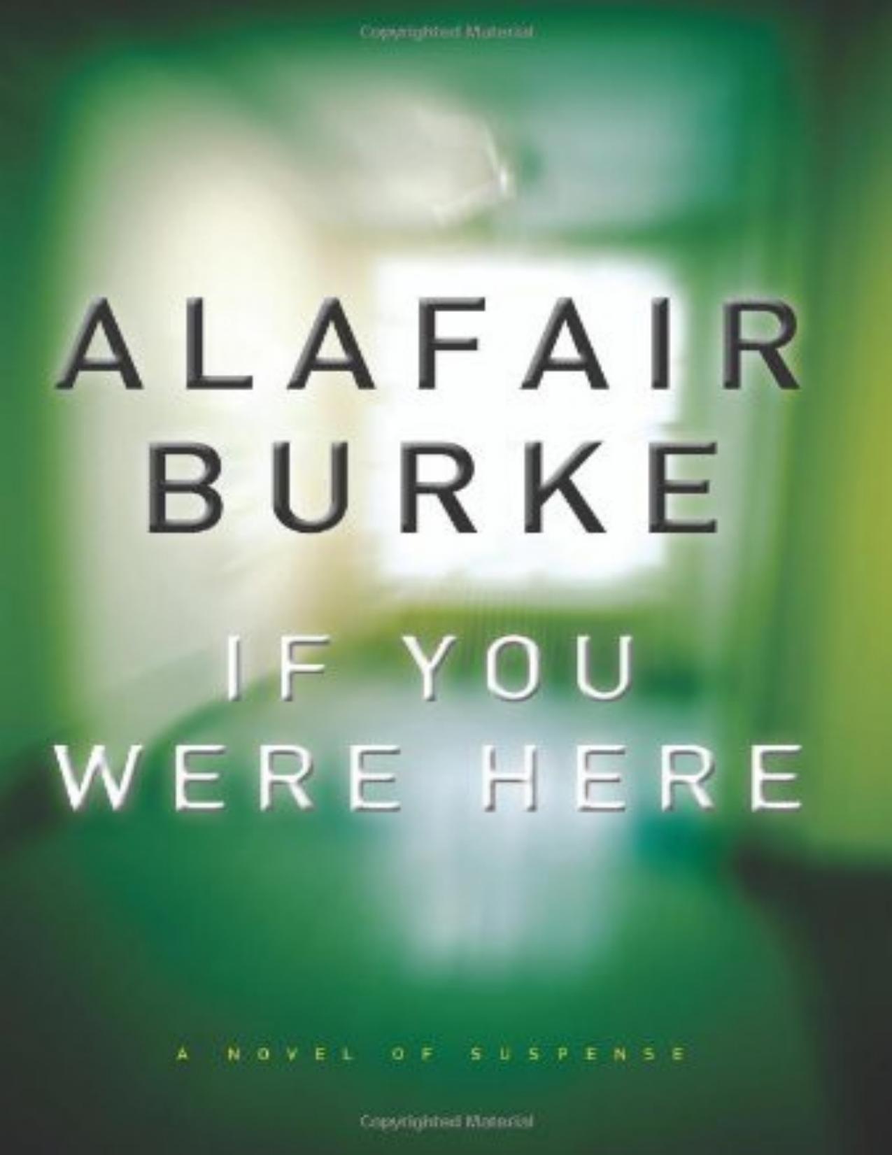If You Were Here: A Novel of Suspense by Alafair Burke