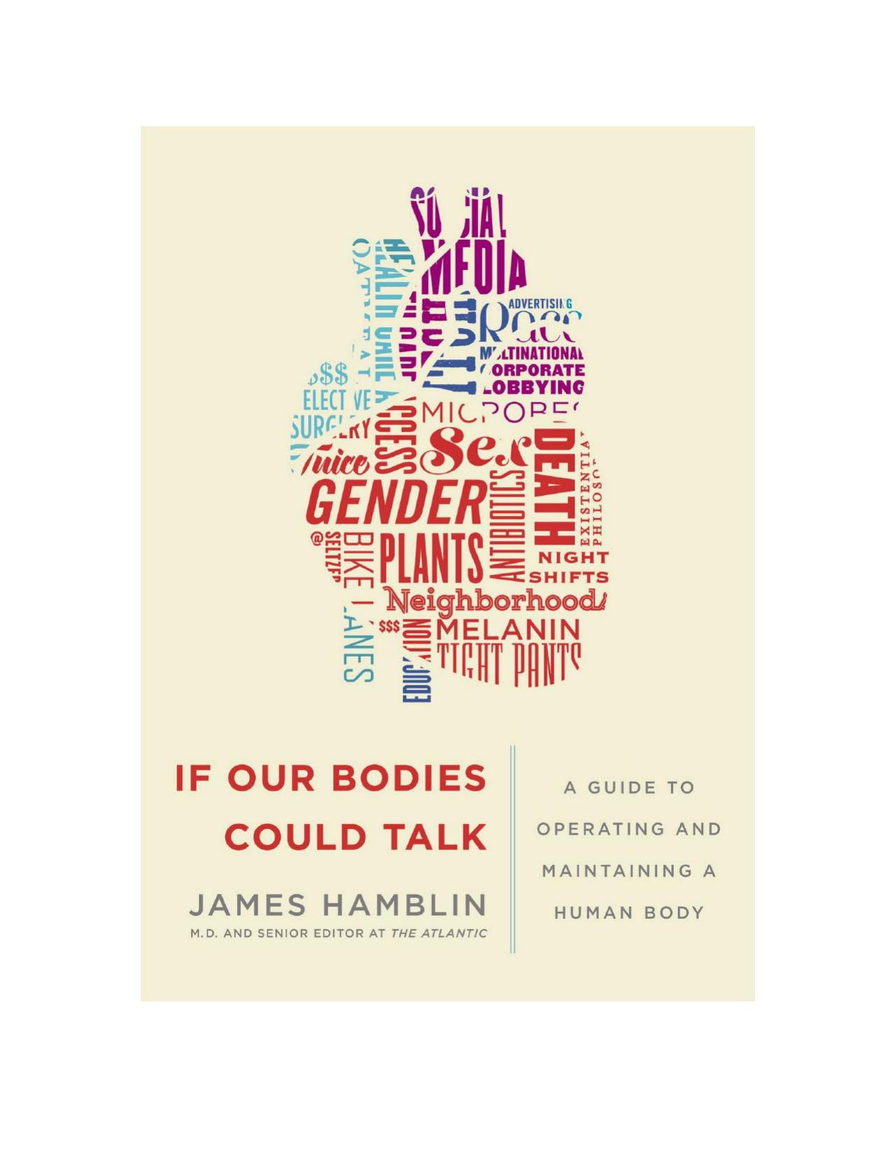If our bodies could talk: conversational anatomy by Hamblin James