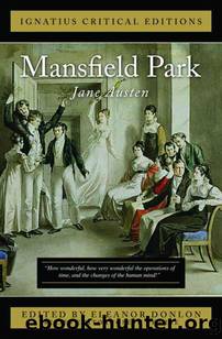 Ignatius Critical Edition: Mansfield Park (Ignatius Critical Editions) by Austen Jane