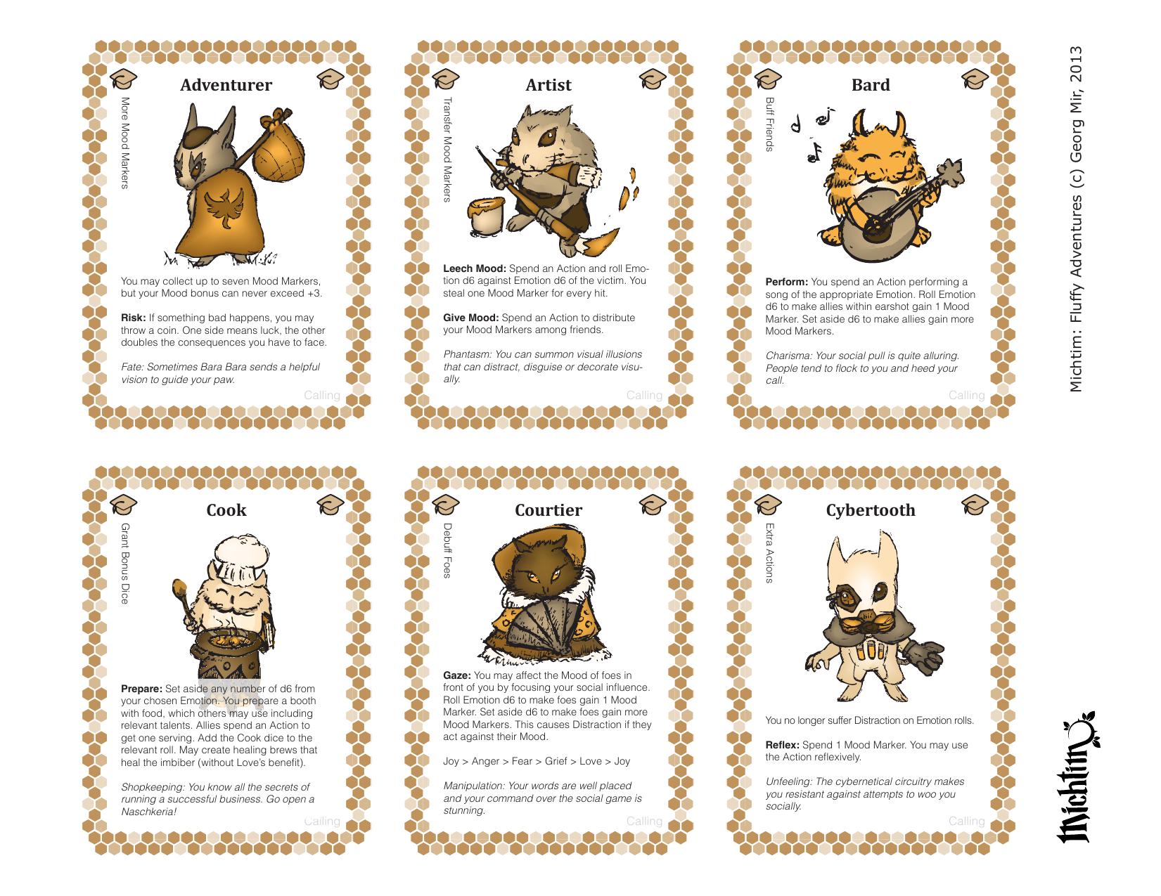 Illustrated Calling Cards by Unknown