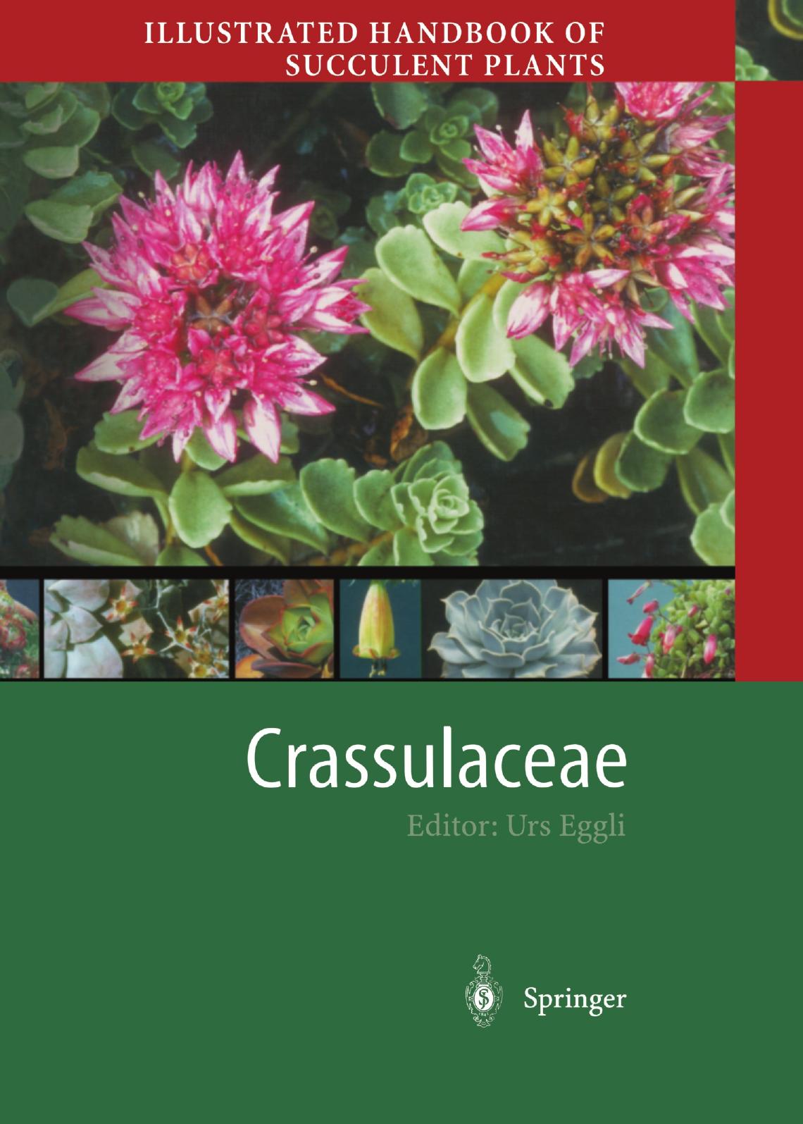 Illustrated Handbook of Succulent Plants: Crassulaceae by Urs Eggli