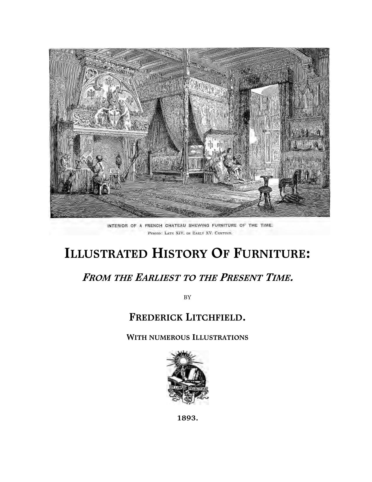 Illustrated History of Furniture by Frederick Litchfield