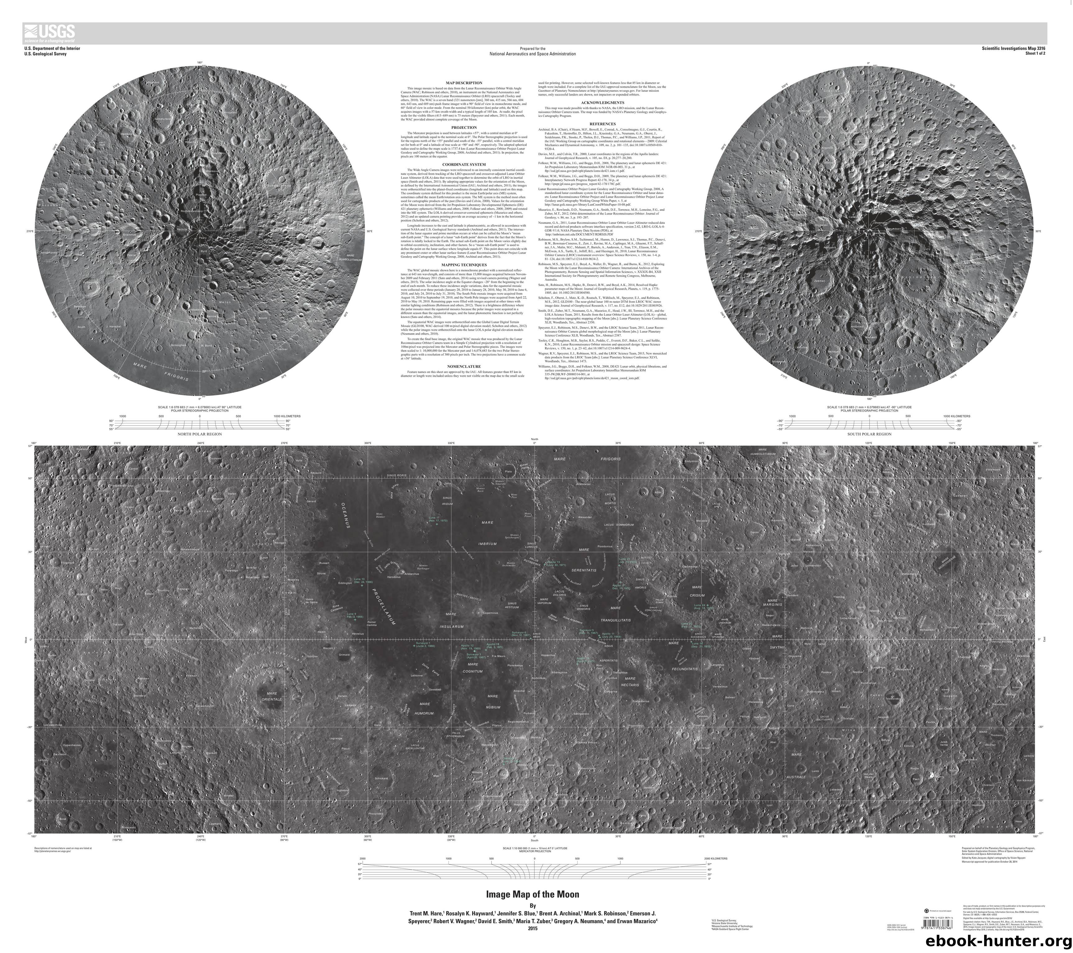 Image Map of the Moon by Unknown