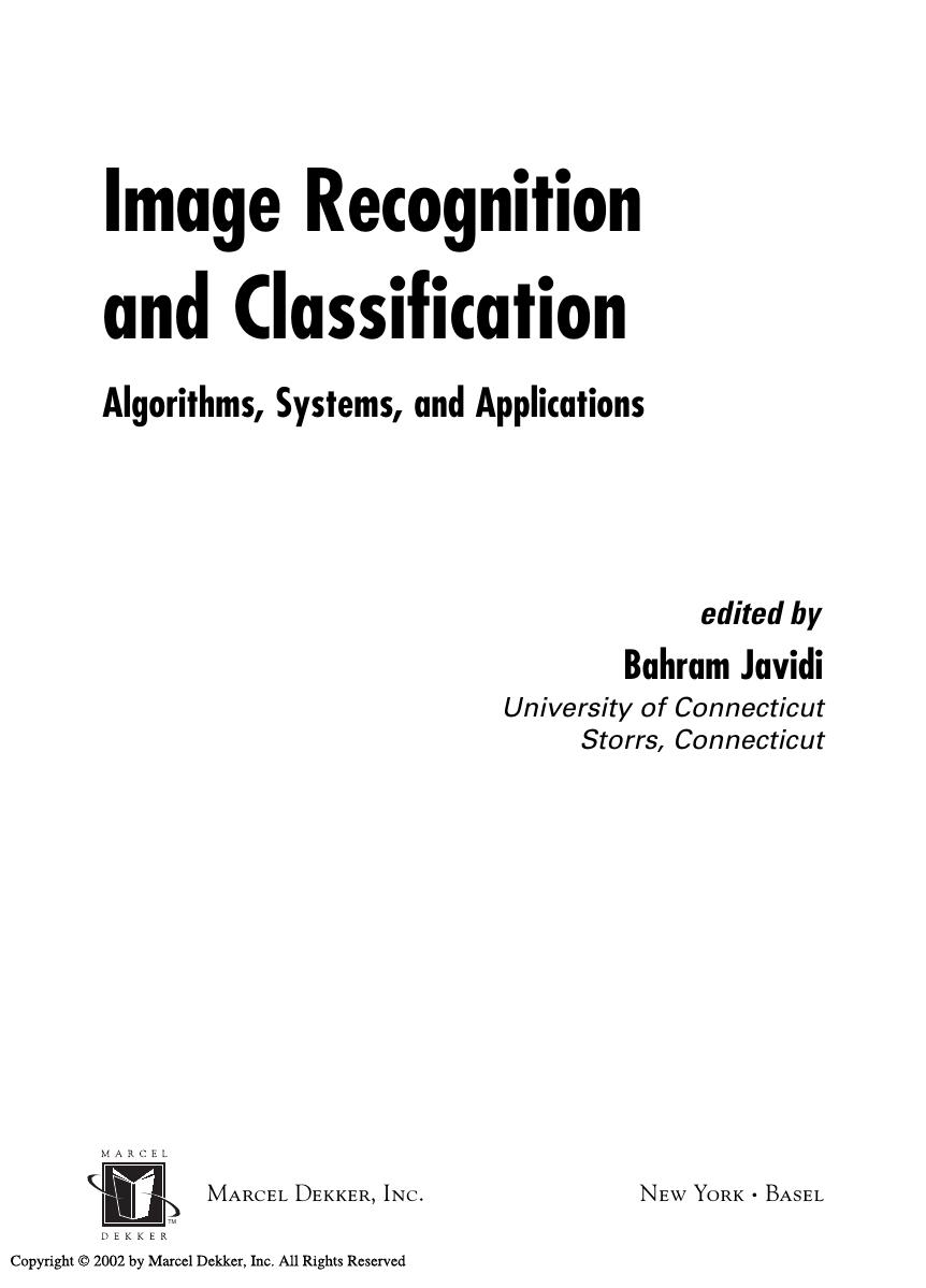 Image Recognition And Classification by Unknown